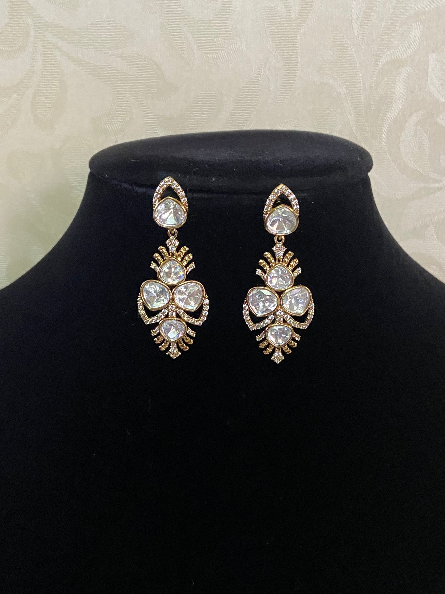 Victorian moissanite Earrings | Indian Earrings In USA