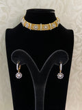 AD Choker With Earrings | Jali Choker Necklace
