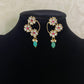Jadau Kundan Earrings | Floral Antique Jadau Earrings
