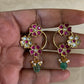 Jadau Kundan Earrings | Floral Antique Jadau Earrings