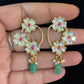 Jadau Kundan Earrings | Floral Antique Jadau Earrings