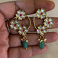 Jadau Kundan Earrings | Floral Antique Jadau Earrings
