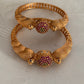 Antique Ruby Bangles |  | Indian Traditional Bangles
