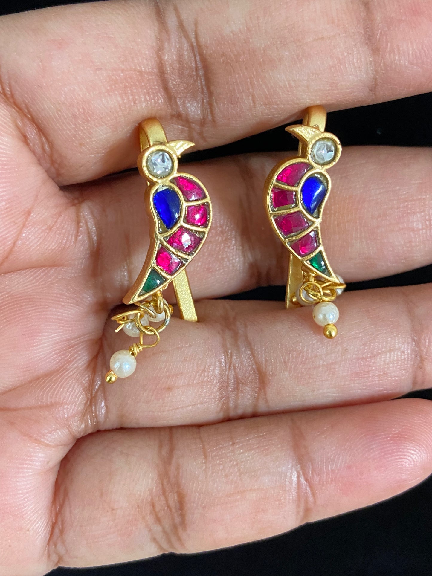 Peacock Jadau Kundan Bugadi | Inian Traditional Jewelry