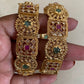 Antique Polki Openable Bangles | Indian Traditional Bangles