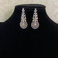 Classic CZ 2tone Earrings | Inian Jewelry In USA