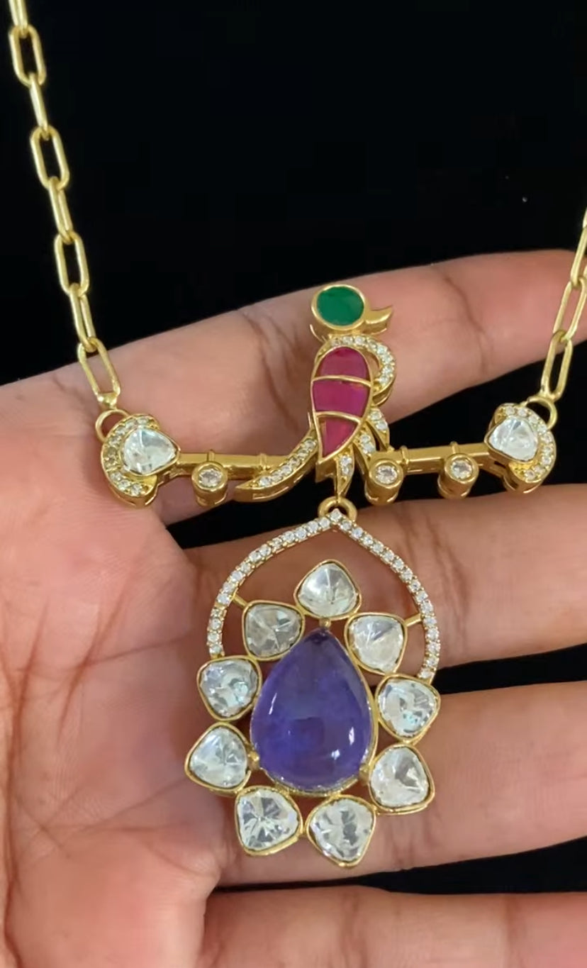 Polki kundan Bird Necklace | Exclusive Necklace