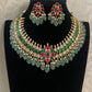 Jadau kundan Necklace With Earrings