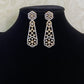 Classic CZ 2 Tone Earrings | Indian Earrings