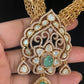Moissanite Pendant Paper Clip Chains With Earrings | Trending Jewelry