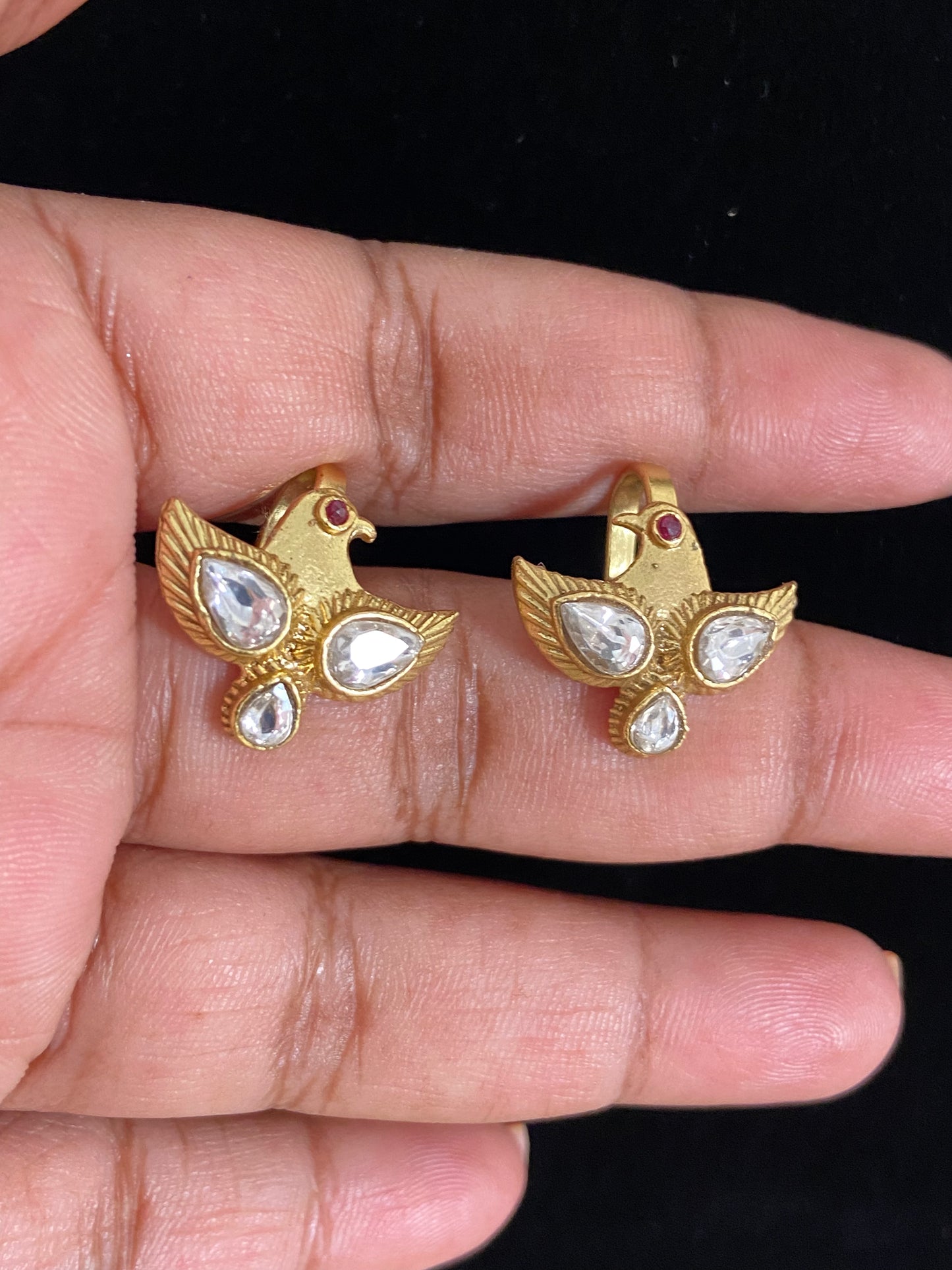 Kundan Bugadi Studs | Latest Indian Jewelry In USA