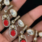 Victorian Polki Kundan Necklace With Earrings | Indian Necklace In USA