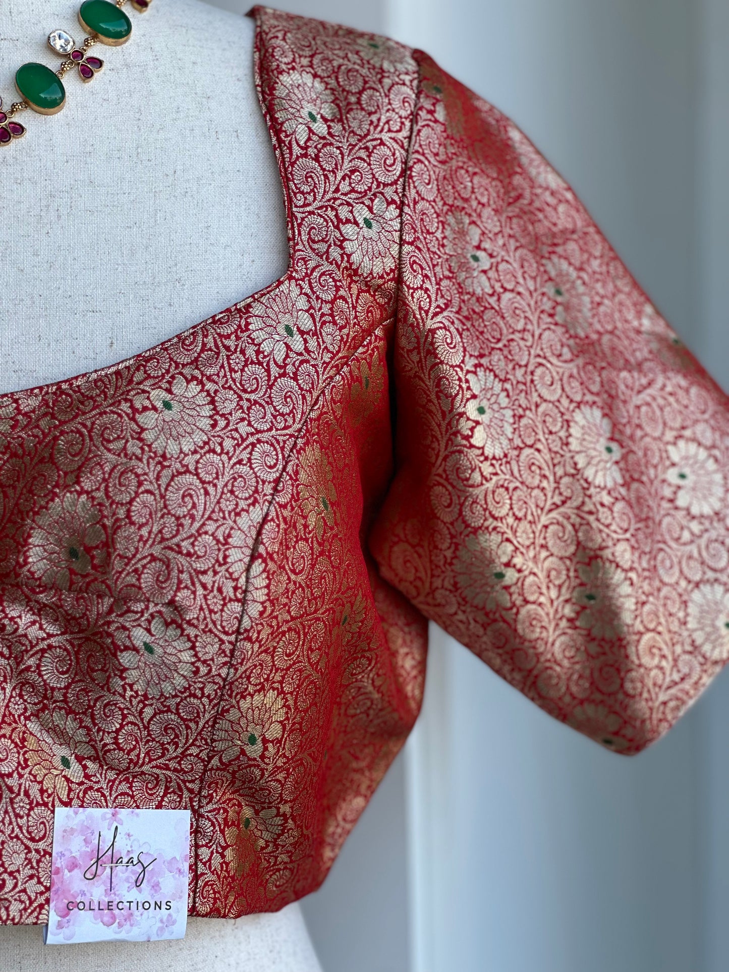 Banaras Brocade Blouse | Saree blouses in USA | Boutique blouses