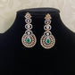 CZ  2Tone Earrings | Classic Earrings