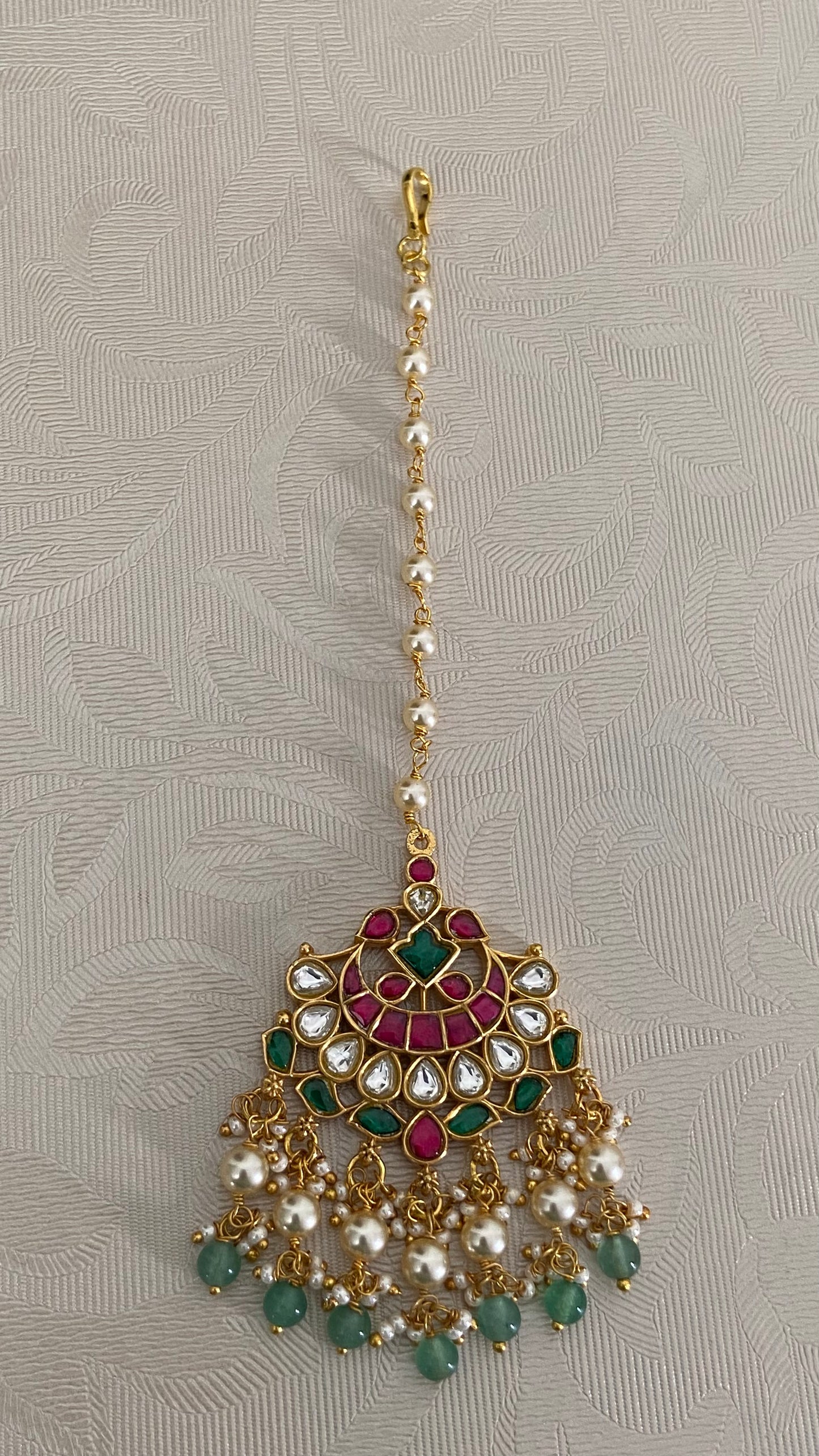 Jadau Kundan Maang Tikka | Traditional Maang Tikka | Gift Idea