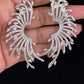 AD Rhodium Big Earrings |  Latest Indian Jewelry