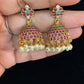 Antique Kemp Jumki Earrings | Indian Traditional Jewelry