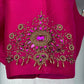 Raw Silk Embroidery Blouse