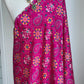 Rani Pink Printed Poly Chinnon Dupatta
