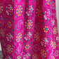 Rani Pink Printed Poly Chinnon Dupatta