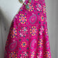 Rani Pink Printed Poly Chinnon Dupatta