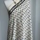 Beige & Blue Modal Silk Dupatta | Hand Block Printed Ajrakh Dupatta
