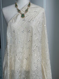 Chanderi Cotton Embroidered Dupatta | Mirror Work Dupatta | Party Wear Dupatta