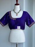 Pure Silk Embroidery Blouse