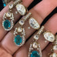 Victorian Polki Kundan Necklace With Earrings | Indian Necklace In USA