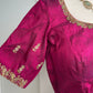 Raw Silk Hand Embroidery Blouse |  Saree Blouses Online