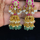 Jadau Kundan Jumki Earrings | Indian Traditional Jewelry In USA