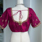 Raw Silk Hand Embroidery Blouse |  Saree Blouses Online