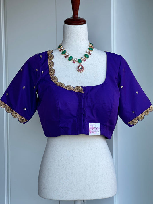 Cotton Silk Embroidery Blouse