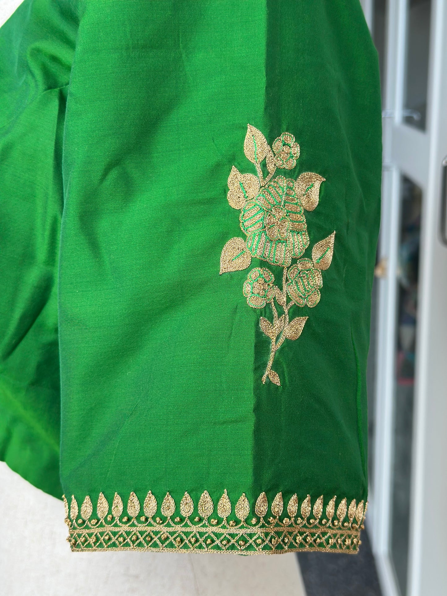 Cotton Silk Embroidery Blouse | Saree Blouses in USA