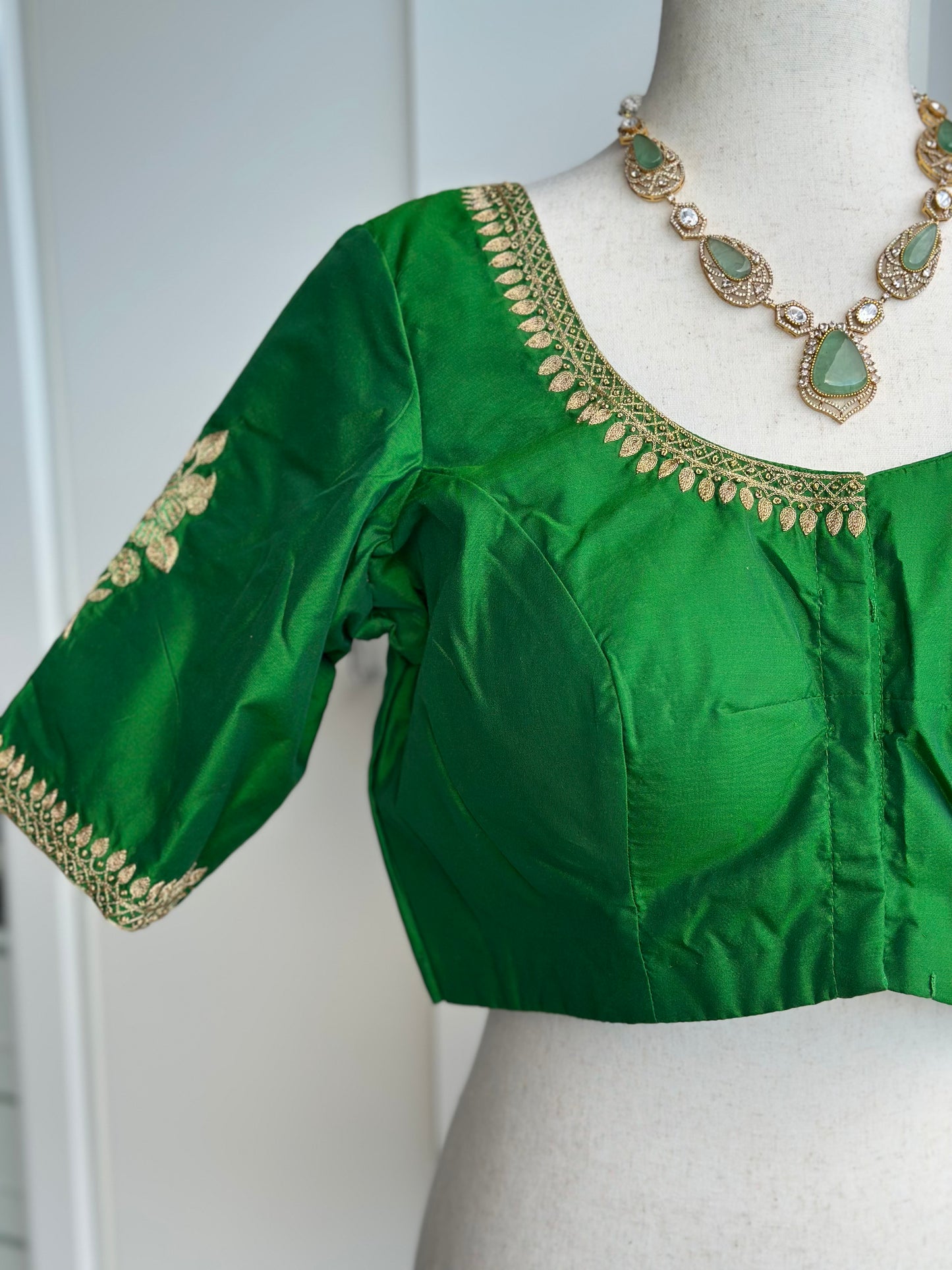 Cotton Silk Embroidery Blouse | Saree Blouses in USA