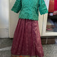 Silk Kota lehanga | Partwear lehanga |Traditional Langa Blouse