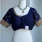 Raw Silk Embroidery Blouse