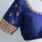 Raw Silk Embroidery Blouse