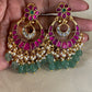 Jadau Kundan Chandbali Earring | Indian Traditional Jewelry In USA | Gift idea