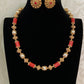 Coral & Pearl Necklace | Latest Indian jewelry