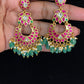 Jadau Kundan Chandbali Earring | Indian Traditional Jewelry In USA | Gift idea