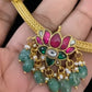 Jadau Kundan Pendant Choker Necklace | Traditional Nanu Patti Necklace