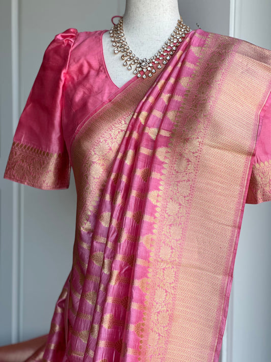 Pure Chiniya Silk Saree