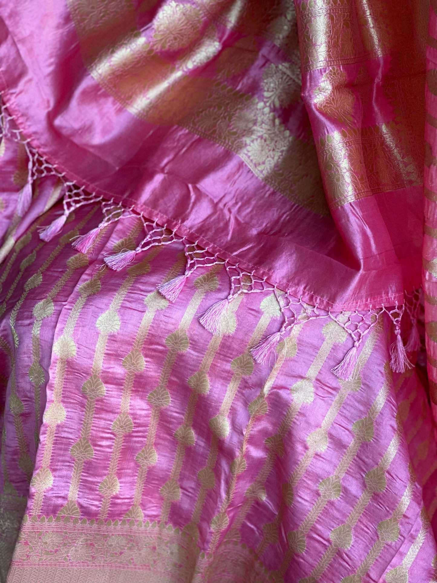 Pure Chiniya Silk Saree