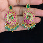 Jadau Kundan Peacock Earrings | Indian Jewelry