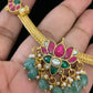 Jadau Kundan Pendant Choker Necklace | Traditional Nanu Patti Necklace
