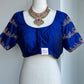 Embroidery Blouse| Blue embroidery blouse | Saree blouses in USA