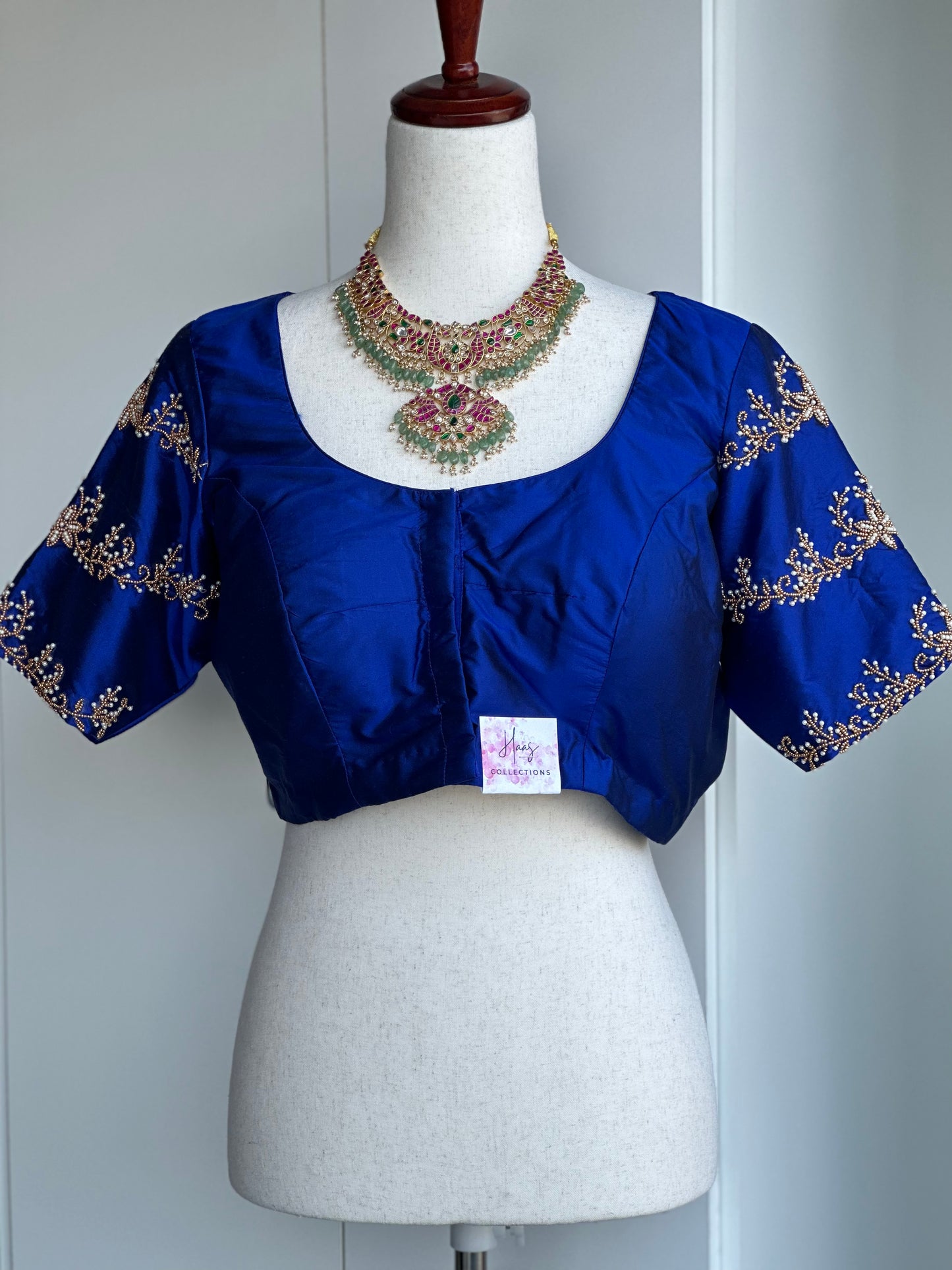 Embroidery Blouse| Blue embroidery blouse | Saree blouses in USA