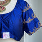 Embroidery Blouse| Blue embroidery blouse | Saree blouses in USA