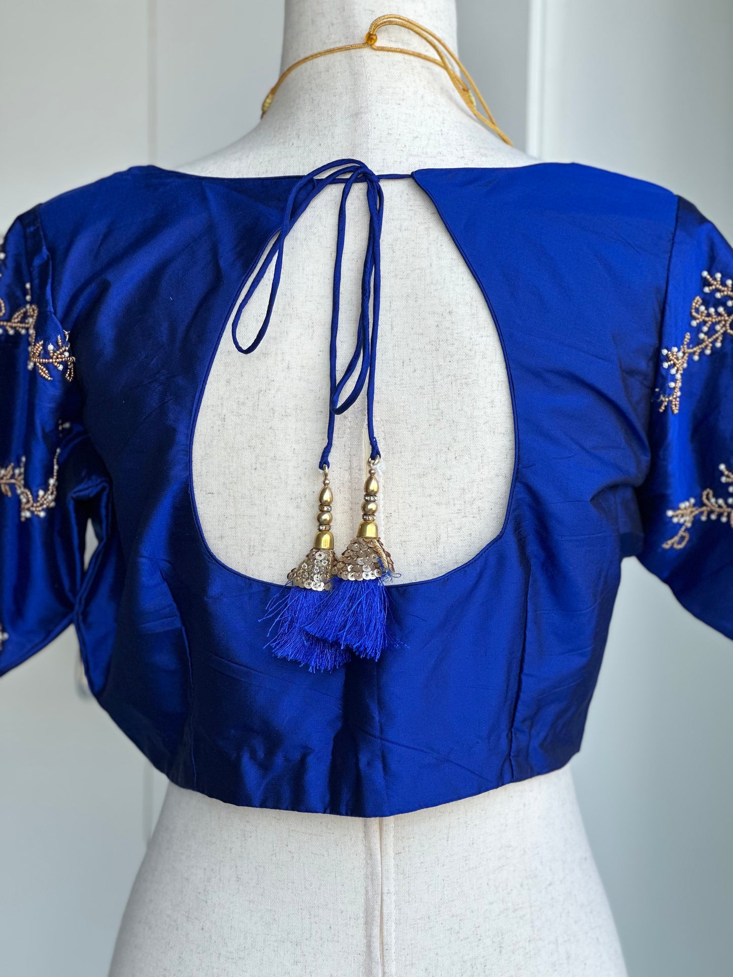 Embroidery Blouse| Blue embroidery blouse | Saree blouses in USA